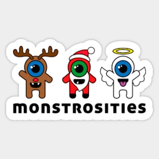 Monstrosities • Merry Scary X-mas Sticker